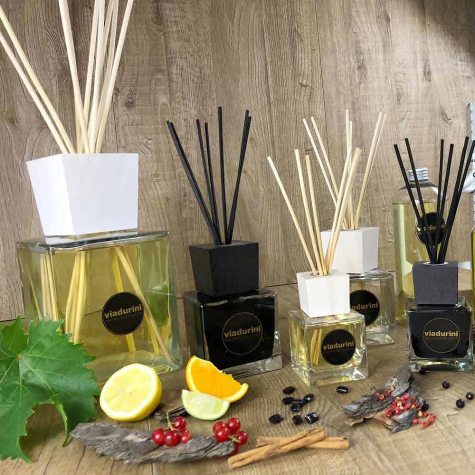 Amber Fragrance Home Lufterfrischer 2,5 Lt mit Sticks - Sassidimatera Viadurini