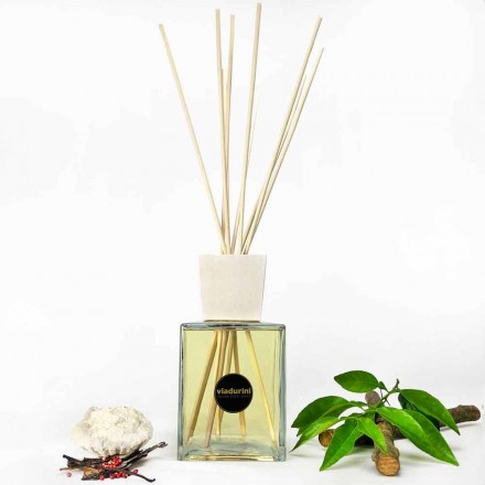 Amber Fragrance Home Lufterfrischer 2,5 Lt mit Sticks - Sassidimatera Viadurini