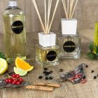 Amber Fragrance Home Lufterfrischer 500 ml mit Sticks - Sassidimatera Viadurini