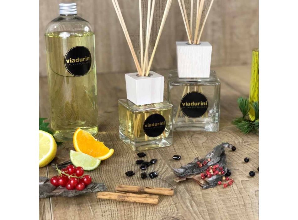Amber Fragrance Home Lufterfrischer 500 ml mit Sticks - Sassidimatera Viadurini