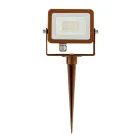 4 Stück Corten Aluminium Outdoor Led Spotlight Projektor - Hellblau Viadurini