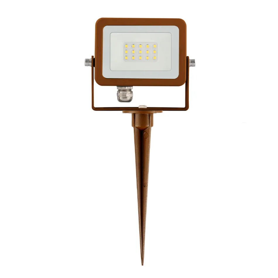 4 Stück Corten Aluminium Outdoor Led Spotlight Projektor - Hellblau Viadurini