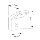 LED-Außenprojektor aus Aluminium mit Bewegungssensor - Nerea Viadurini