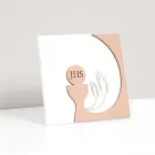 Kleines Bild mit der Darstellung der Eucharistie, lasergraviert, hergestellt in Italien – Ingrid Viadurini