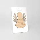 Kleines Bild mit Darstellung eines kleinen Engels mit Ähren. Hergestellt in Italien – Greta Viadurini