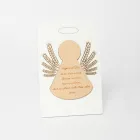 Kleines Bild mit Darstellung eines kleinen Engels mit Ähren. Hergestellt in Italien – Greta Viadurini