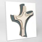 Kleines Bild der Dreifaltigkeit, hergestellt mit Lasergravur, hergestellt in Italien – Tyler Viadurini