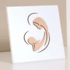 Lasergraviertes Bild von Maria und dem Jesuskind, hergestellt in Italien – Nigella Viadurini