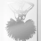 Gemälde mit Spiegeldekoration einer Tänzerin, hergestellt in Italien – Evie Viadurini