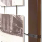 Rahmen mit hängenden Platten von Hand dekoriert Seile Mark Viadurini