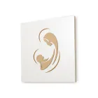 Lasergraviertes Bild der Madonna mit Kind, hergestellt in Italien – Bashira Viadurini