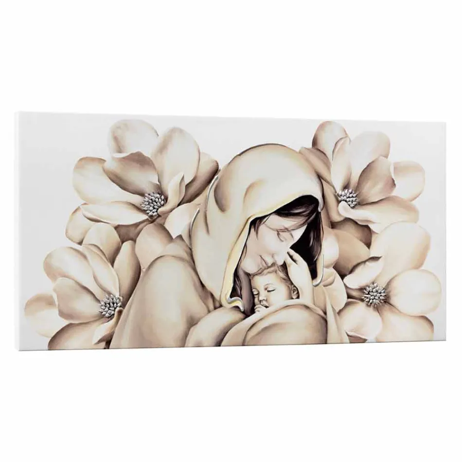 Modernes Design-Panel in Relief auf Leinwand in Italien gemacht Sohle Viadurini