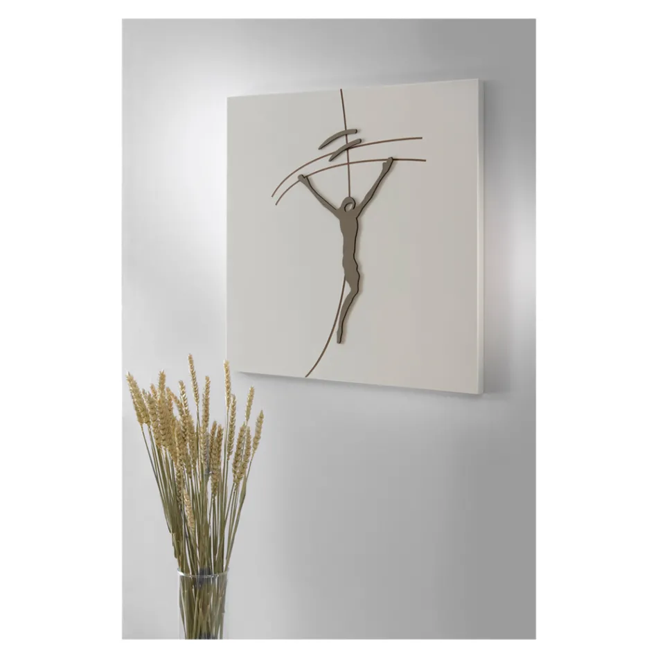 Lasergraviertes Bild mit der Darstellung des Messias, hergestellt in Italien – Ahmya Viadurini