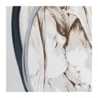 Lasergraviertes Bild mit Marias Kuss an Jesus, hergestellt in Italien – Sylvie Viadurini