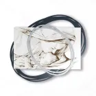 Lasergraviertes Bild mit Marias Kuss an Jesus, hergestellt in Italien – Sylvie Viadurini