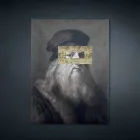 Bedrucktes Leinwandbild mit Blattgold-Detail Made in Italy - Vinci Viadurini