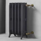 Design Radiator 5 Glatte Elemente aus Gusseisen vom Boden bis 1062 W - Barock Viadurini