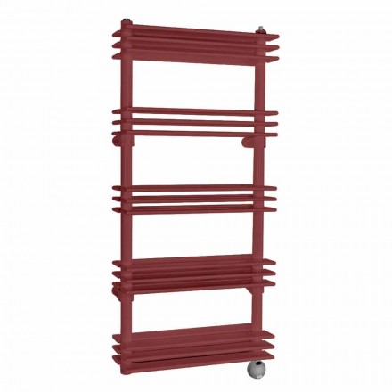 Moderner elektrischer Heizkörper mit vertikaler Wandgestaltung bis zu 700 Watt - Regal Viadurini