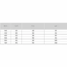 Vertikaler elektrischer Kühler in modernem Stahldesign bis 1000 W - Schnitt Viadurini