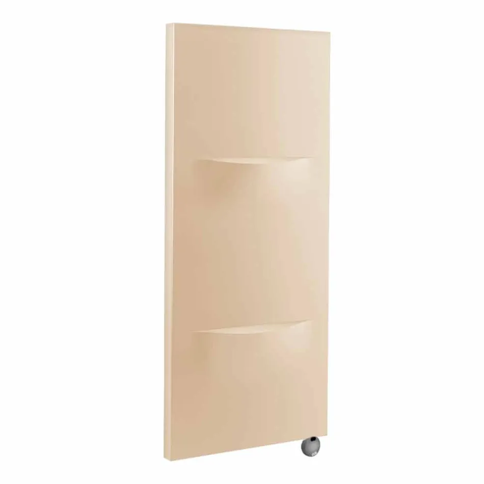 Vertikaler elektrischer Kühler in modernem Stahldesign bis 1000 W - Schnitt Viadurini