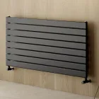 Einzelner hydraulischer Heizkörper aus schwarzem Kohlenstoffstahl Made in Italy - Ciro Viadurini