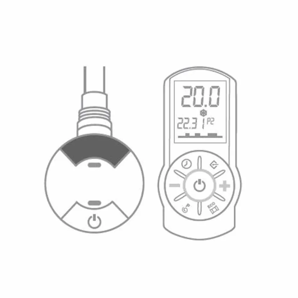 Vertikaler elektrischer Wandheizkörper mit modernem Design bis 1000 Watt - Luft Viadurini