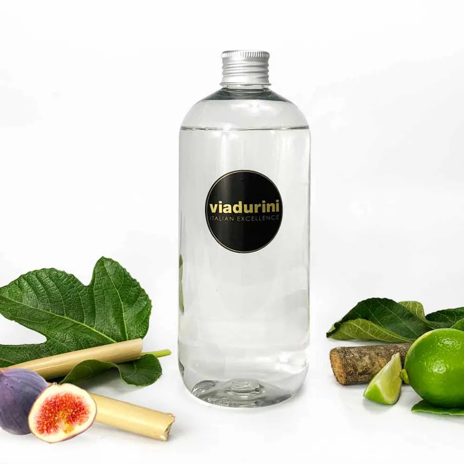 Nachfüllen Bambus Lime Ambient Diffuser Sticks 500 ml oder 1 lt - Ariadicapri Viadurini