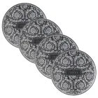 Rosenthal Versace Barocco 4 Speiseteller Durchmesser 17 cm aus Porzellan - Barocco Viadurini
