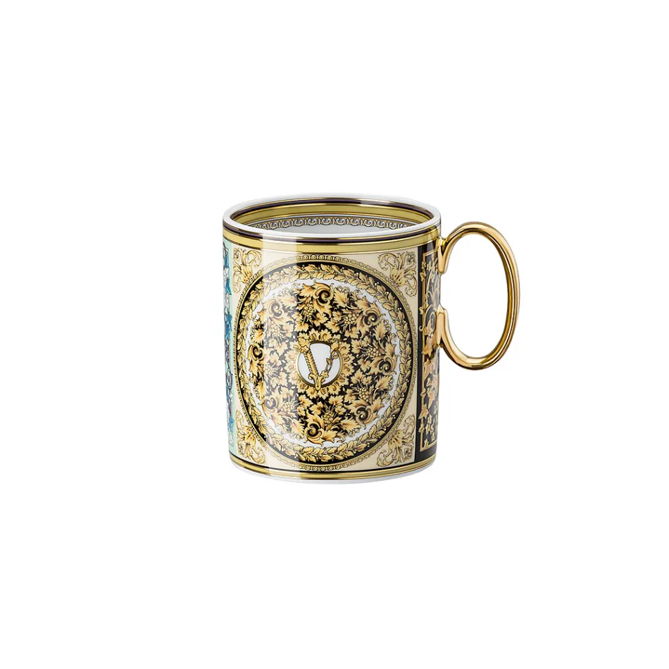 Rosenthal Versace Barocco Mosaic 4 Gläser mit Porzellanhenkel - Mosaik Viadurini