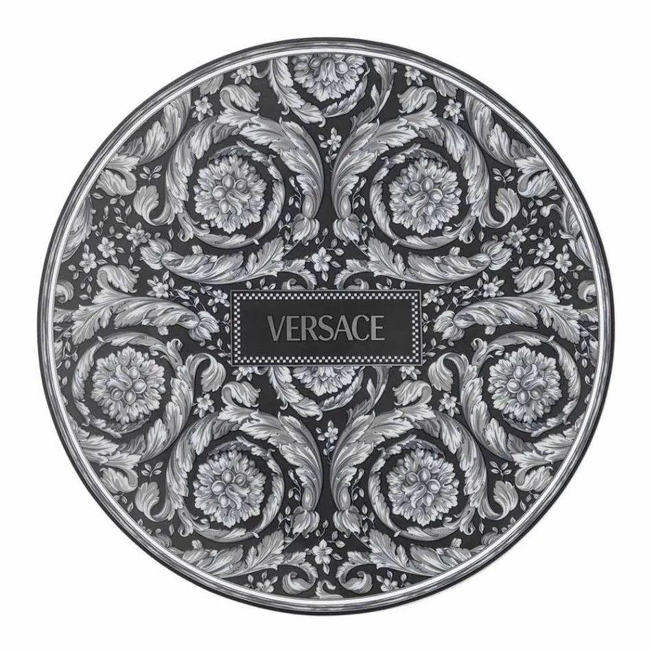 Rosenthal Versace Baroque Tischkartenteller Ø 33 cm aus Porzellan - Barock Viadurini