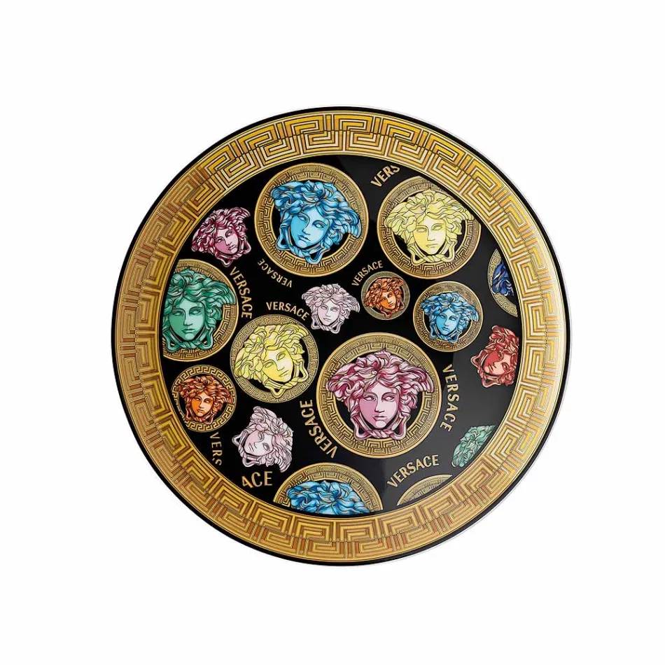 Rosenthal Versace Medusa Amplified Multicolor 4 Speiseteller - Amplifiedmulticolor Viadurini