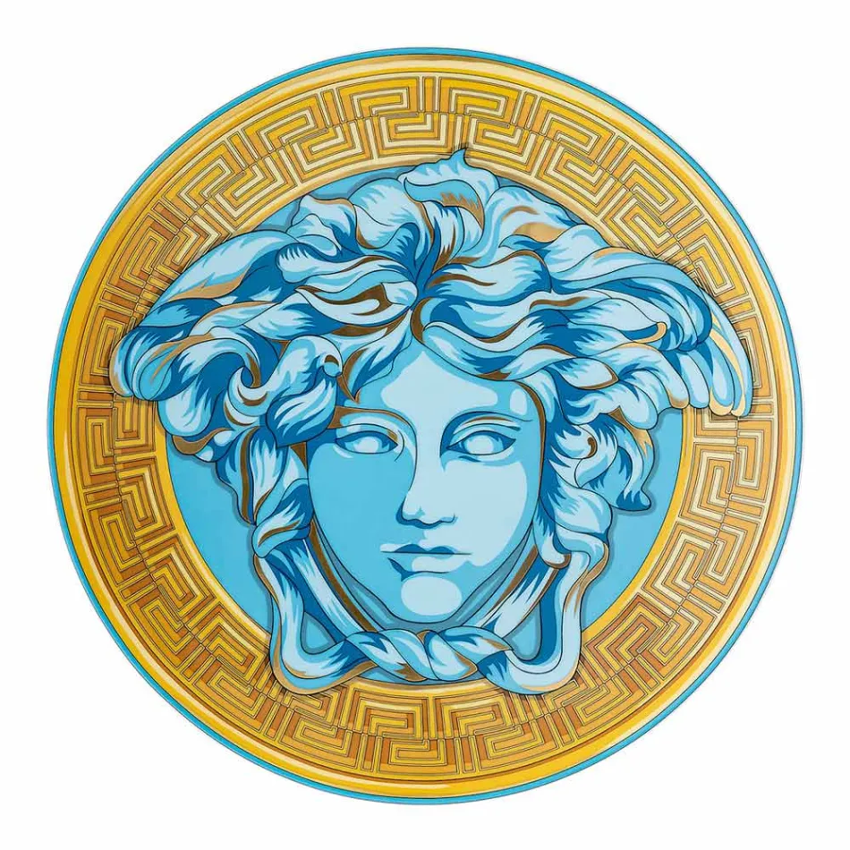 Rosenthal Versace Medusa Amplified Tischkartenteller Durchmesser 33 cm - Medusaamplifield Viadurini