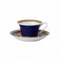 Rosenthal Versace Medusa Blue Teetasse aus modernem Porzellan-Design