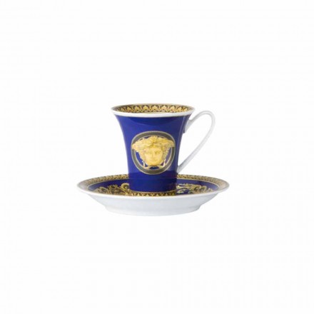 Rosenthal Versace Medusa Blue Porzellan Design Kaffeetasse Viadurini