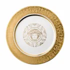 Rosenthal Versace Medusa Gala Gold Tellerhalter 30cm Porzellan Viadurini
