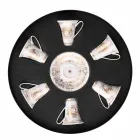 Rosenthal Versace Medusa Gala Gold Set Espressotassen 6er Porzellan Viadurini