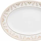 Rosenthal Versace Medusa Gala Ovale Teller 34cm aus Porzellan Viadurini