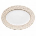 Rosenthal Versace Medusa Gala Oval 40cm Schale aus Porzellan Design