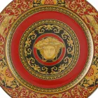 Rosenthal Versace Red Medusa Tellerhalter 30cm aus Porzellan Viadurini