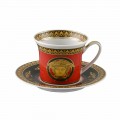 Rosenthal Versace Red Medusa Espressotasse in Porzellandesign