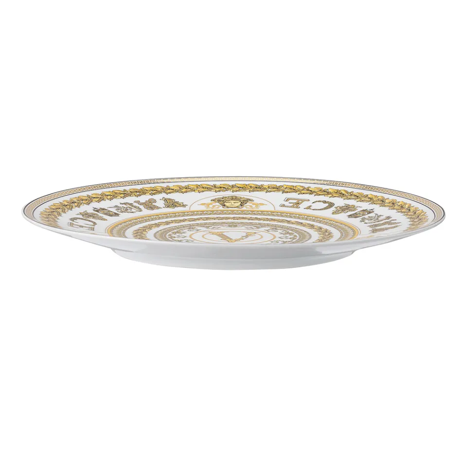 Rosenthal Versace Virtus Gala Platzteller Ø 33 cm aus Porzellan - Barock Viadurini
