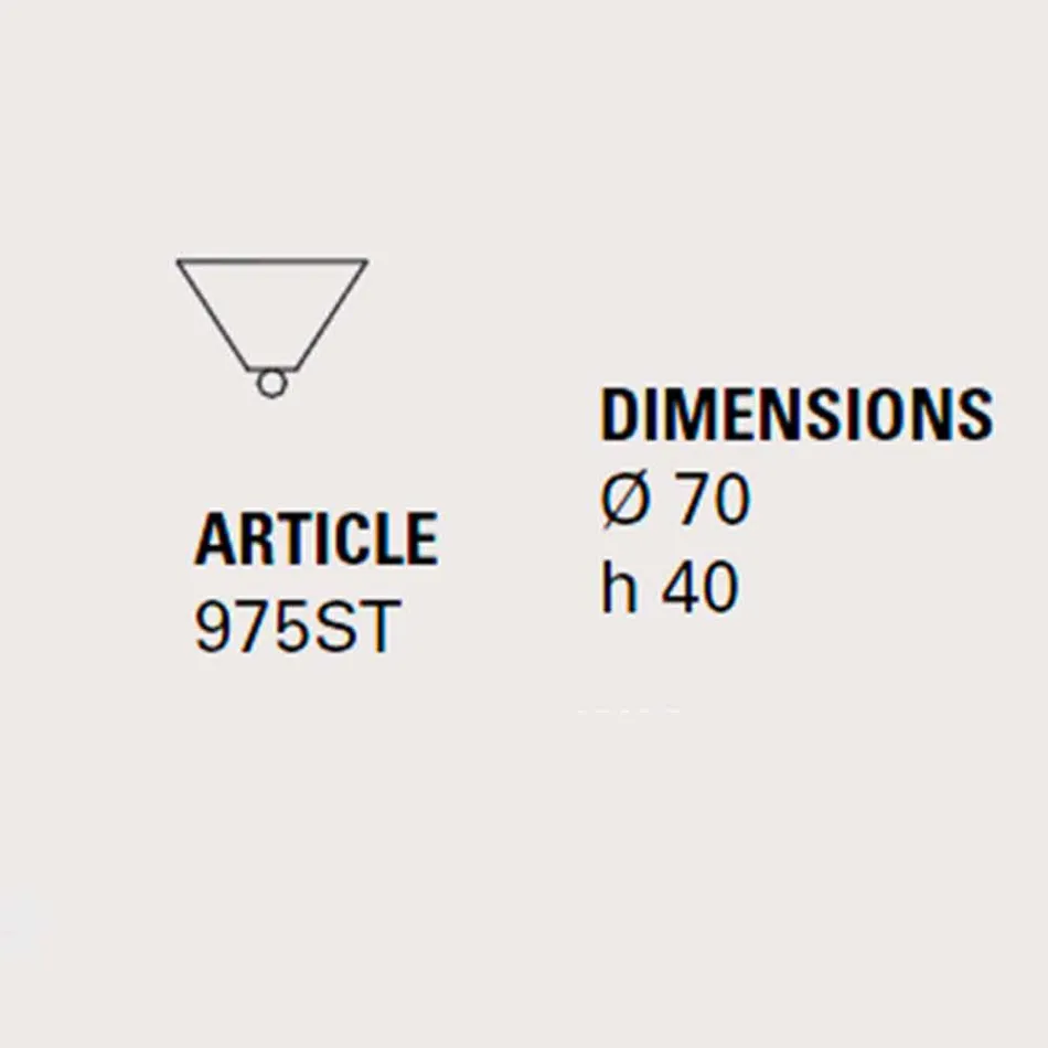 Keramikrosette für Kompositionen von Lampen Battersea 975ST - Toscot Viadurini