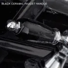 Klassischer Einloch-Bidethahn mit handgefertigten Messinghebeln – Noriana Viadurini