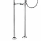 Klassischer Wasserhahn für Badewanne auf Messingsäulen Made in Italy - Enriko Viadurini