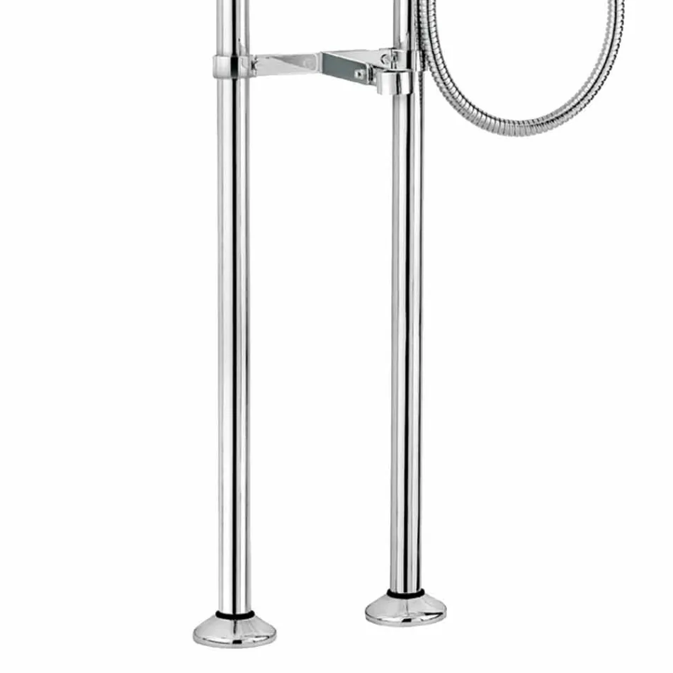 Klassischer Wasserhahn für Badewanne auf Messingsäulen Made in Italy - Enriko Viadurini