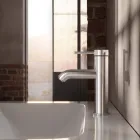 Einhebel-Waschtischmischer Messing Rundes Design - Antilio Viadurini