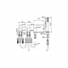 Deckmischer aus verchromtem Messing Made in Italy - Sika Viadurini