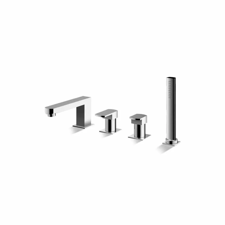 Deckmischer aus verchromtem Messing Made in Italy - Sika Viadurini