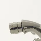 Einloch-Bidethahn aus Messing mit Ablaufgarnitur im klassischen Stil – Ercolina Viadurini