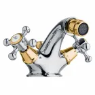 Einloch-Bidethahn aus Messing Klassisches Design Made in Italy - Lisca Viadurini